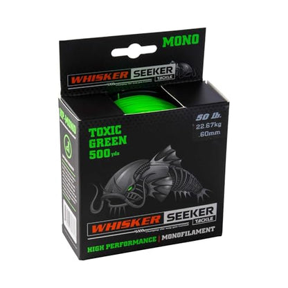 High-Vis Mono Catfishing Line - color: Green, size: 500 yds