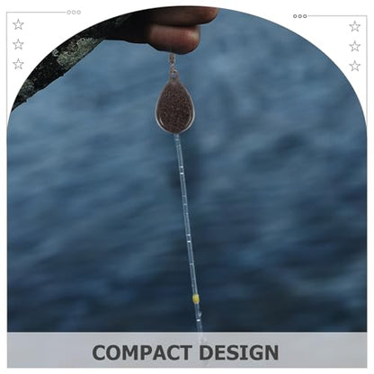 5pcs Drop Shot Fishing Weights with Rings 57g Iron Flat Pear Shape Smooth Surface Carp Sinkers for Freshwater Fishing Terminal Tackle Supplies