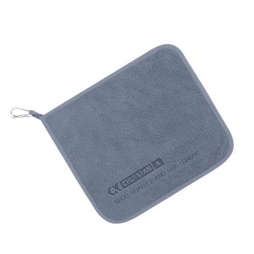 Fishing Towel with Clip Fishing Accessory Microfiber Towels Soft Quick Drying Baits Towel for Outdoor Fishing