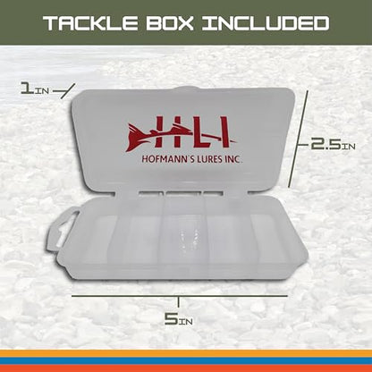Hipster Pro Pack Rooster Tail Fishing Lures - Proven Inline Spinner Baits, Premium Trout Spinners for Trout and Salmon River Fishing, 100% USA Made by Hofmann's Lures - color: Classic Series