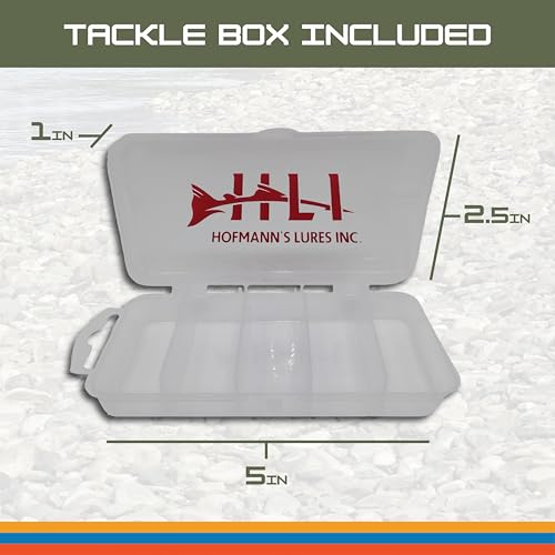 Hipster Pro Pack Rooster Tail Fishing Lures - Proven Inline Spinner Baits, Premium Trout Spinners for Trout and Salmon River Fishing, 100% USA Made by Hofmann's Lures - color: Trout Skinz