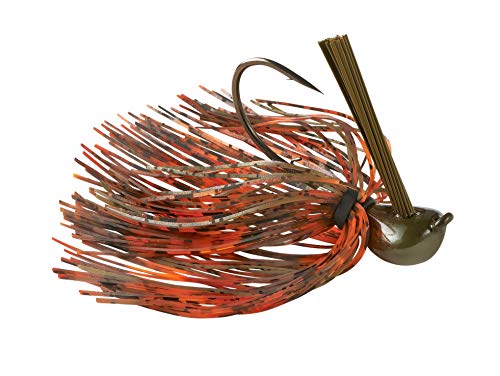 War Eagle Jiu-Jigsu Bass Fishing Lure with Weed Guard and Hole-in-One Style Skirt - color: Natural
