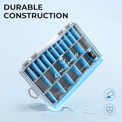 Calamus DryVault Waterproof Tackle Box, Sturdy 3600 Tackle Trays, Fishing Tackle Box Organizer With Removable Dividers, Lure Box and Terminal Tackle Storage - size: 3600(2 Pack)
