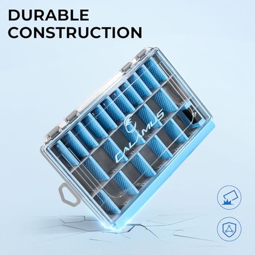Calamus DryVault Waterproof Tackle Box, Sturdy 3600 Tackle Trays, Fishing Tackle Box Organizer With Removable Dividers, Lure Box and Terminal Tackle Storage - size: 3600(1 Pack)