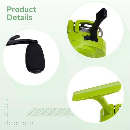 Left-Handed Green Inline Reel Ice Fishing, 2.6 in (6.6 Cm) Aluminum Alloy, 3.2:1 Gear Ratio, 3+1 Bearing, Construction Plastic Metal, Handle Anti-Slip, High Seat Foot Design