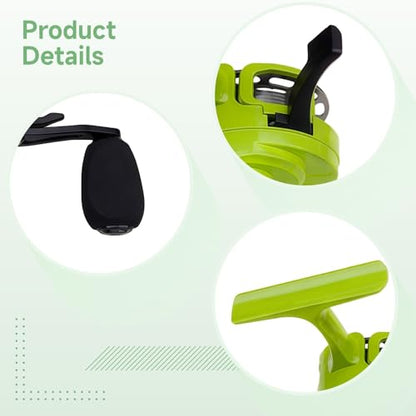 Left-Handed Green Inline Reel Ice Fishing, 2.6 in (6.6 Cm) Aluminum Alloy, 3.2:1 Gear Ratio, 3+1 Bearing, Construction Plastic Metal, Handle Anti-Slip, High Seat Foot Design