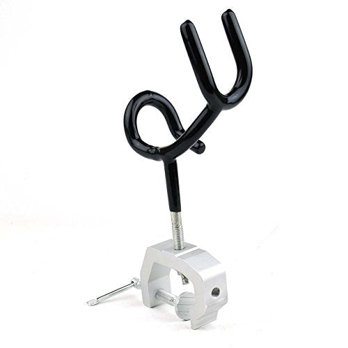 TacFire Heavy Duty Fishing Pole Rod Holder with Aluminum Universal Clamp