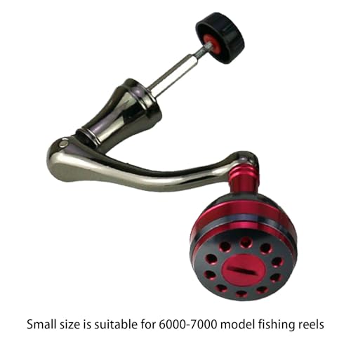 Fishing Reel Handle Rocker Replacement Part Power Reel Handle - color: Red L