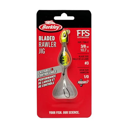 Berkley Bladed Rawler Jig - color: Hot Chub, size: 3/8 oz - 1/0 Hook Size