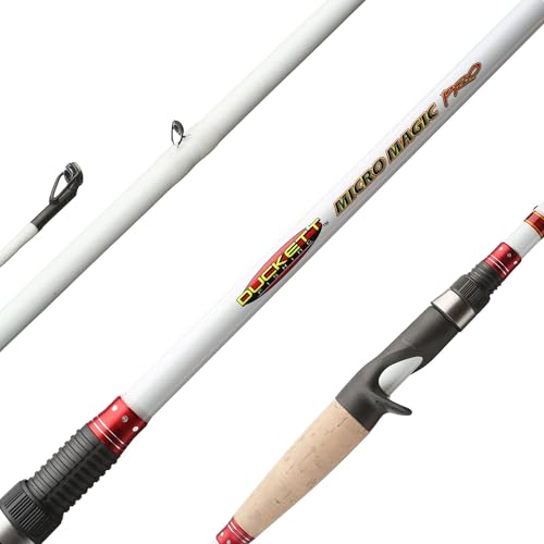 Duckett Fishing Micro Magic Pro Casting, Spinning & Crankin' Rods, Durable, Sensitive and Balanced Multi-Modulus Sensi-Touch Blanks - size: 7'6" Extra Heavy Fast Casting