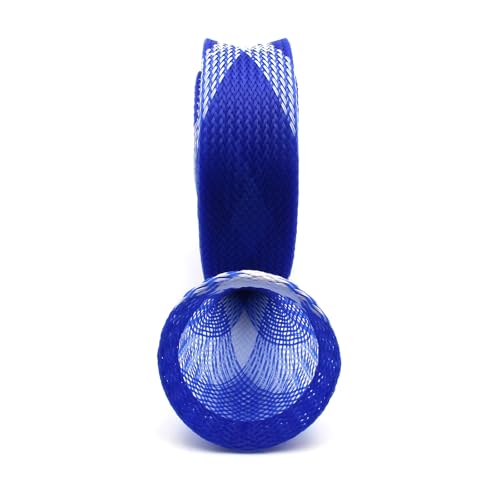 Mr. Z Pack of 4 Casting Fishing Rod Sleeves with 2 Rod Straps Fishing Rod Covers Pole Jacket Rod Socks - color: Blue and White