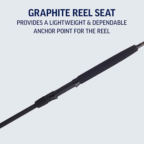 Penn Squadron IV Surf Spinning Rod - size: 8' - Medium - 12-20lb - 2pc, style: Squadron III