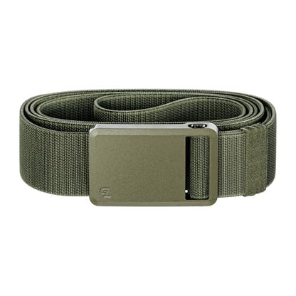 Groove Life Groove Belt Ultra – Men's Golf Belt, Stretch, Magnetic Buckle, Adjustable, Comfortable, Golf - color: Base Camp Green, size: Large (37-40")