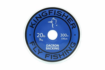 Kingfisher Fly Fishing Dacron Braided Fly Line Backing for Fly Fishing Trout Fishing 20LB/30LB - color: Blue, size: 20lb - 328 Yards/ 300 Meter