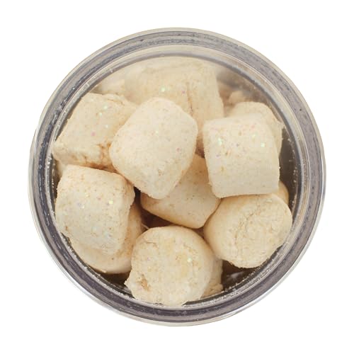 Berkley Gulp! Trout Nuggets Dough Bait, Scented and Flavored Soft Bait for Freshwater Fishing, Designed to Attract Trout, High Visibility - color: Marshmallow Cluster