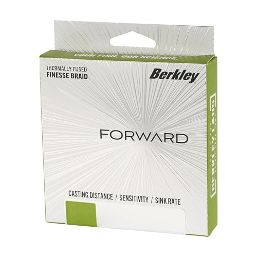 Berkley Forward Braid Fishing Line - color: Low-Vis Green, size: 10 lb - 150 yd
