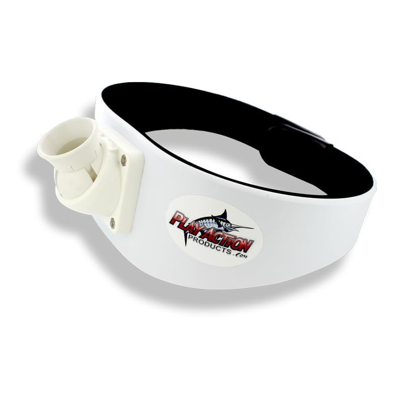 PlayAction B100 Snap-On Fishing Fighting Rod Belt - size: Small (30" to 36" hip size)