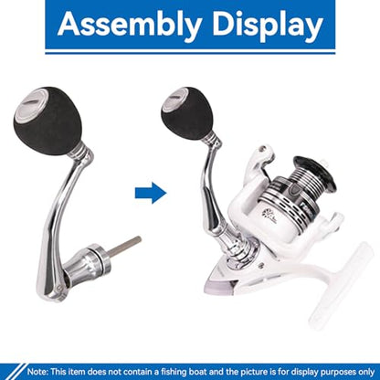 Metal Rocker Arm Grip - Spinning Reel Handle Replacement, Fishing Reel Grips