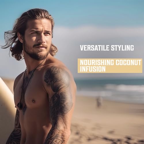 Viking Revolution Sea Salt Spray for Hair Men - Hair Texturizing Spray with Kelp, Aloe Vera and Red Algae Extract to Add Volume and Texture - Ocean Breeze and Coconut Scent, 8.8oz each - size: 8.8 Fl Oz (Pack of 2), style: Coconut + Ocean Breeze Sea Salt