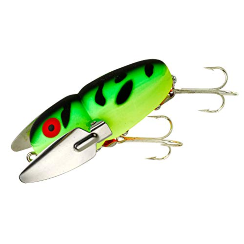 Heddon Crazy Crawler Wild-Action Topwater Fishing Lure - color: Fluorescent Green Crawdad, size: Crazy Crawler (5/8 oz)