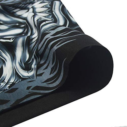 Obacle Neck Gaiter Face Mask Bandana for Dust Wind Sun Protection for Men Women - color: Skull Beard V Teeth