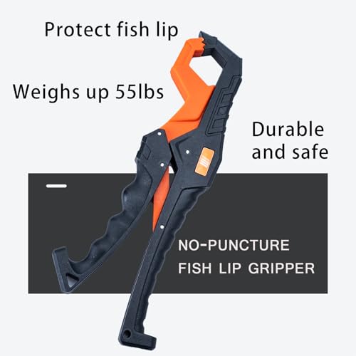 6pc Fishing Tool Kit - Safe Resistant Fishing Pliers with Lanyard, Fillet Knife, Floating Fish LipFishing Braid,Scissors Gripper, Tool Retractor, Fishing Gifts for Men