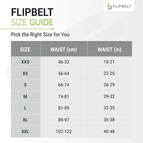 FlipBelt Classic Running Belt, Phone Holder for Running, Money Belt Pouch - color: Girly Pop Pink, size: Extra Small