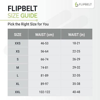 FlipBelt Classic Running Belt, Phone Holder for Running, Money Belt Pouch - color: Girly Pop Pink, size: Extra Small
