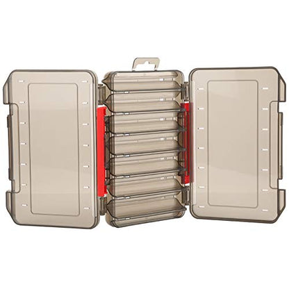 Fishing Lure Box, Tackle Storage Organizer with Adjustable Compartments Transparent Lid for Fishing Baits Lures Hooks Terminal Tackle