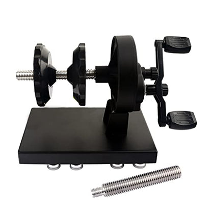 Reversible Reel Fishingline Winder Equipment Multi-Function Line Recoil Machine Dual-Direction Spooler Base with Suction Array Tool for Rotary Baitcasting Wheel