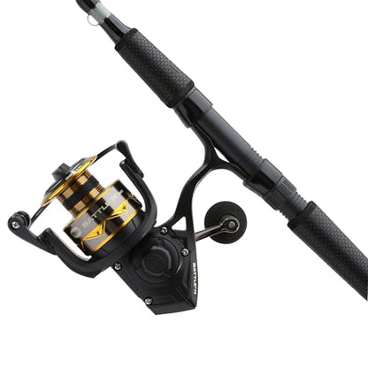 Penn Battle IV Spinning Reel and Fishing Rod Combo - size: 5000 Size Reel - 7' - Medium Heavy - 1pc, style: Battle IV Le