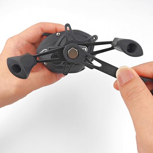 Fishing Reel Cleaning, Repair & Maintenance Kit, 30-in-1 Precision Electric Screwdriver Set for Spinning & Baitcasting Reels - color: Black