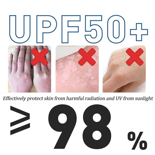 Utaly Women Sunblock Fingerless Gloves Non-Slip UV Protection Driving Riding Summer Outdoor Gloves for Women Girls - color: Beige1