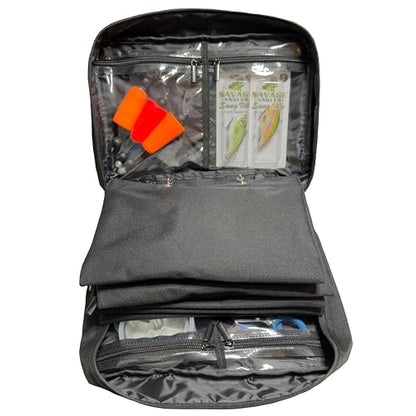 Angler Armour Bait Binder Fishing Tackle Bag, Soft Side Tackle Organizer, Sling Tackle Storage, Bait Storage, Bait Utility Bag, Artificial Lure Storage, Bait Organizer Bag, Saltwater Freshwater Bags