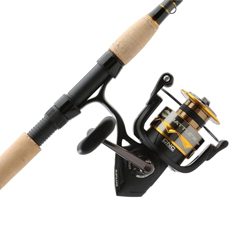 Penn Battle IV Spinning Reel and Fishing Rod Combo - size: 4000 Size Reel - 7' - Medium - 2pc, style: Battle IV