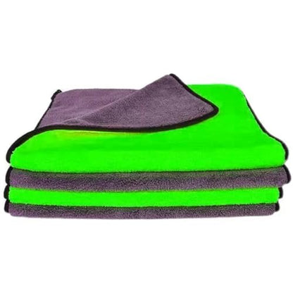 Toasis Fishing Towels with Carabiner Clip 16 x 12 Inch Pack of 4 (Green) - color: Green