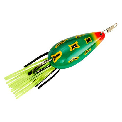Heddon Moss Boss Topwater Fishing Lure - Glides Through Heavy Cover - color: Bullfrog, size: 1/4 oz