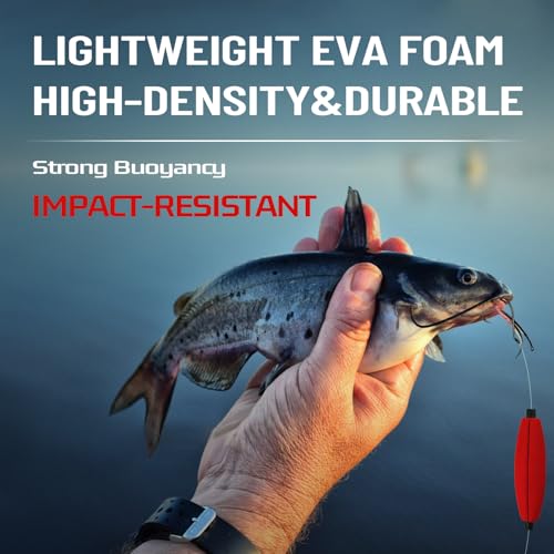 Narcissus Fishing Slotted Peg Float – Slip Bobbers for Fishing, Catfishing Tackle, Fishing Bobbers for Bass, Santee Rig, Easy Line Insertion, No Threading - color: 18pcs-2.5in