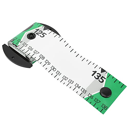 Fish Measuring Ruler, 138cm x 5cm Foldable Fish Measuring Tape with Accurate Calibration, Easy to Clean PVC Material, for Fishing Measurement Tool (Green) - color: Green