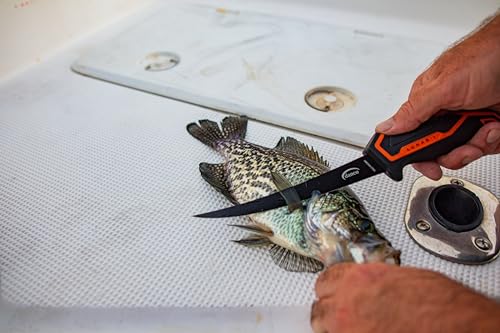danco Lunar-I Launch Fishing Pliers and Filet Knife Kit, Includes 7" Micro Flex Filet Knife, 6.5" Carbon Steel Pliers, and a 3" Micro-Serrated Braid Scissors