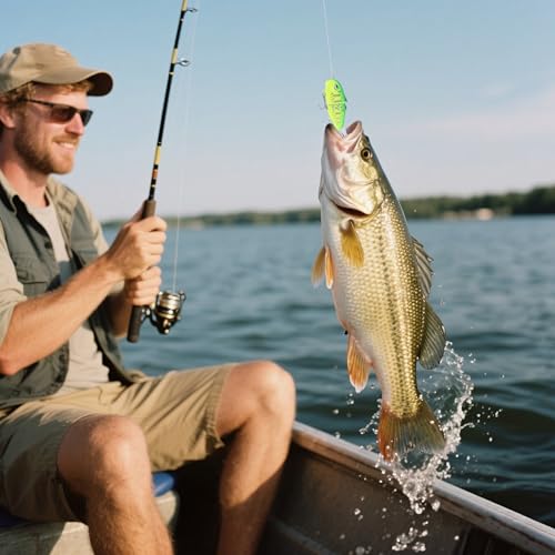 5PCS Glide Bait Fishing Lures Kit, 2026 Surprise Gift for Men & Teen Boys | Fishing Gear for Dad,Bass Fishing Lures Gift Set with Premium Gift Box, Hard & Soft Baits for Bass Trout Pike Salmon - style: 5a