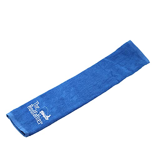 PWHAOO Fishing Towel Fisherman Gift The Rodfather Dad Papa Embroidered Towel with Clip (The Rodfather)