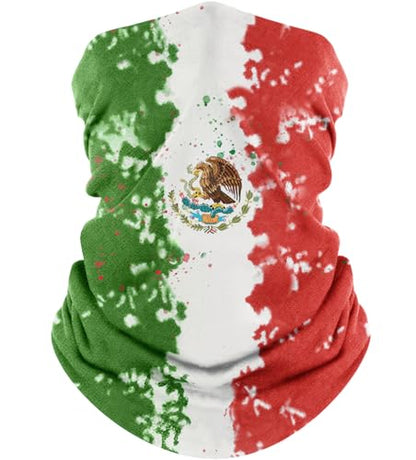 Flag Neck Gaiter, Face Mask Cooling Breathable UV Protection Scarf for Men/Women - color: Mexico Flag-2