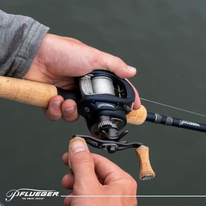 Pflueger President XT Baitcast Low Profile Fishing Reel - style: Left Handed - Box