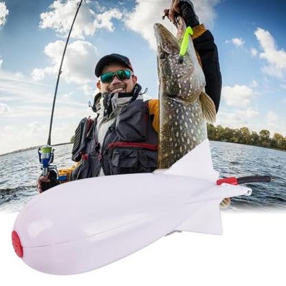 Rocket Bait Feeder - Lightweight Fishing Bait Feeder, Carp Fishing Feeder with Rocket Shape | Carp Fishing Tackle, Fishing Lure, Fishing Bait Cage Float Thrower Suitable for Swimbait Swimming Lures - color: White