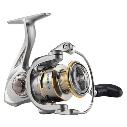HAUT TON Spinning Reel 8000/9000/10000/12000/14000,6+1BB Metal Surf Fishing Reels,4.8:1 Gear Ratio 55lbs Drag Heavy Long Casting Inshore Saltwater Monster Fish - size: 3000, style: Ht-ngk