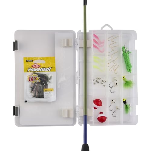 Shakespeare Catch More Fish Spinning Reel and Fishing Rod Combo with Kit - color: Crappie, style: 2024 Model