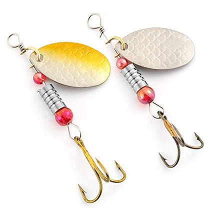 Dr.Fish Brass Lure Bodies for Spinner Making, Lure Making Supplies Parts Acessories for in-line Spinnerbaits Freshwater Fishing Lure Weights - color: Silver, 0.2*0.35"