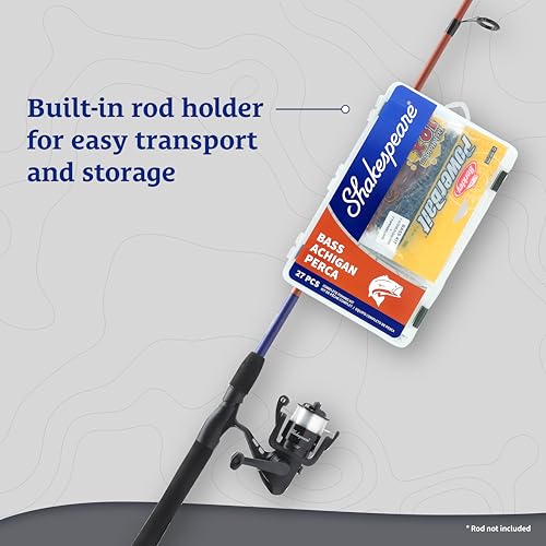 Shakespeare Catch More Fish Fishing Tackle Kit - color: Bass, style: New Model