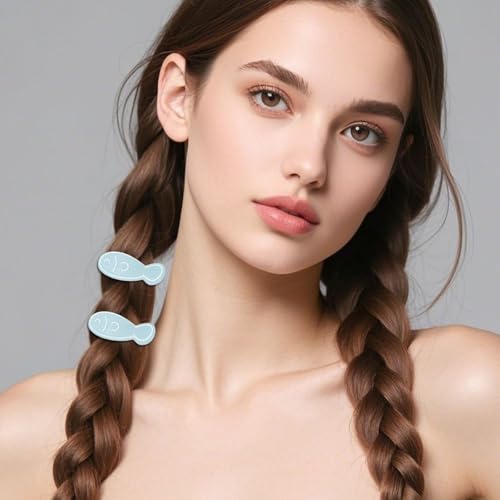6 Pcs Cartoon Fish Hair Clips Fantasy Fish Styling Hair Accessories Blue Pearlescent Barrettes Metal Duckbill Hairpins Non Slip Headwear for Women Hairstyle Clips - color: Style 8